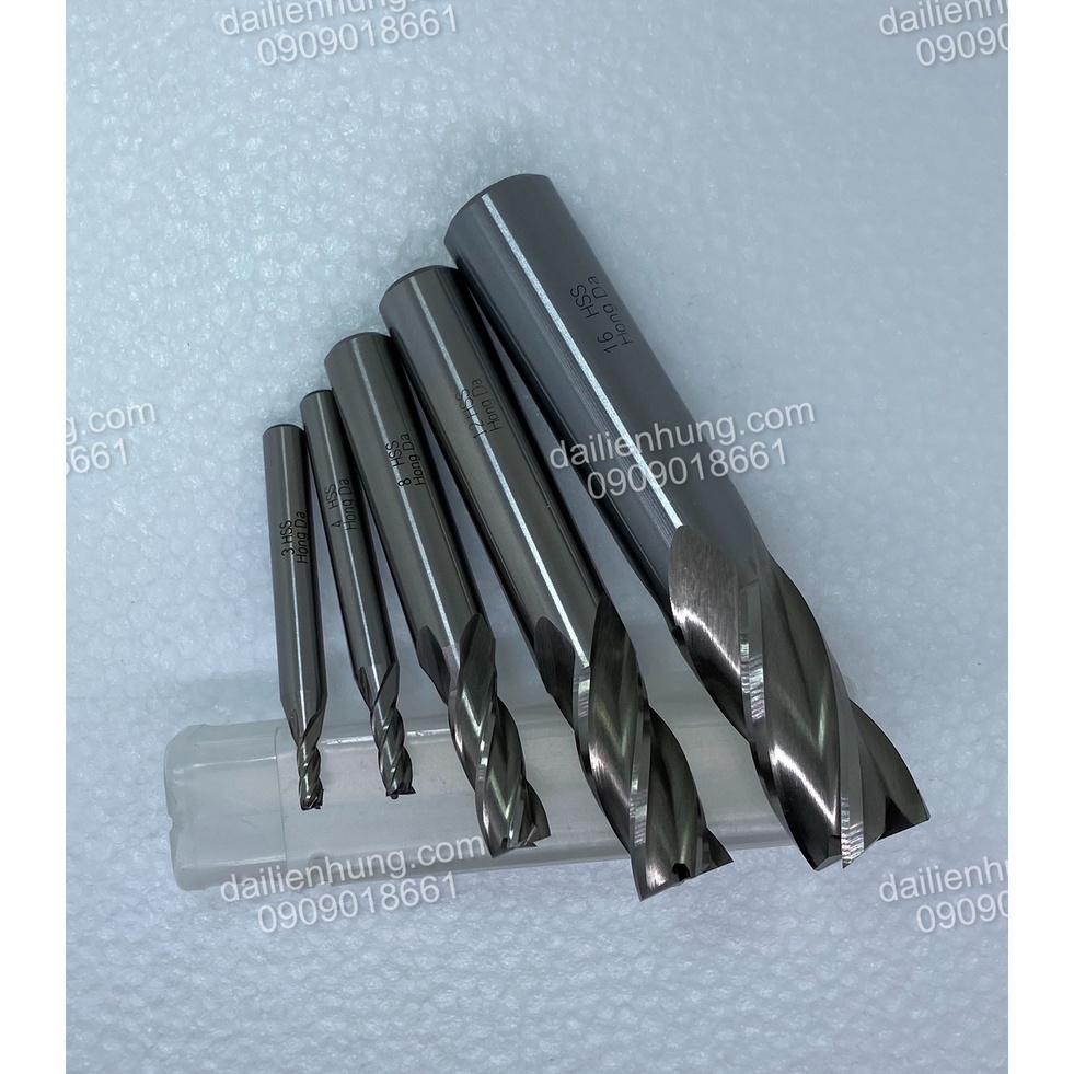 Phay Ngón Endmills thép gió hiệu HONGDA 4me