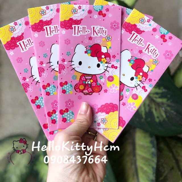 Xấp 5 bao lì xì HelloKitty