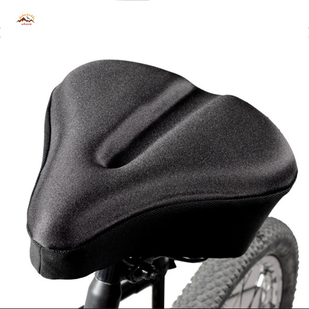 CSC Gel Bike Seat Cover Exercise Bike Seat Cushion Cover Pad Extra Soft Gel Bicycle Seat Bike Saddle Cushion @VN