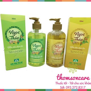 Sữa tắm thảo dược Ngọc Thảo 350ml - Chai có vòi tiện dụng