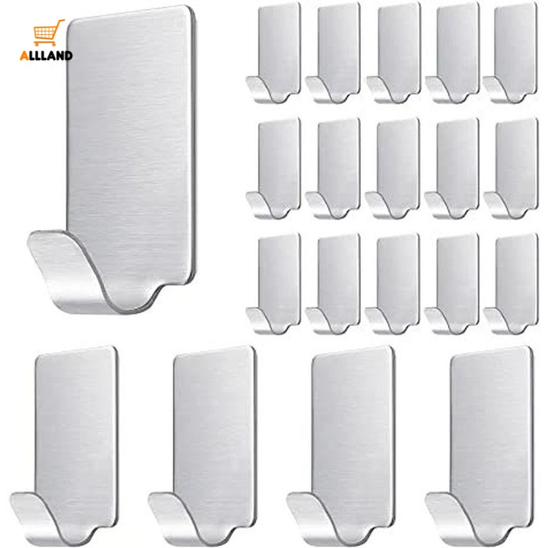 1 Móc Treo Chìa Khóa Dán Tường Bằng Thép Không Gỉ Chống Thấm Nước