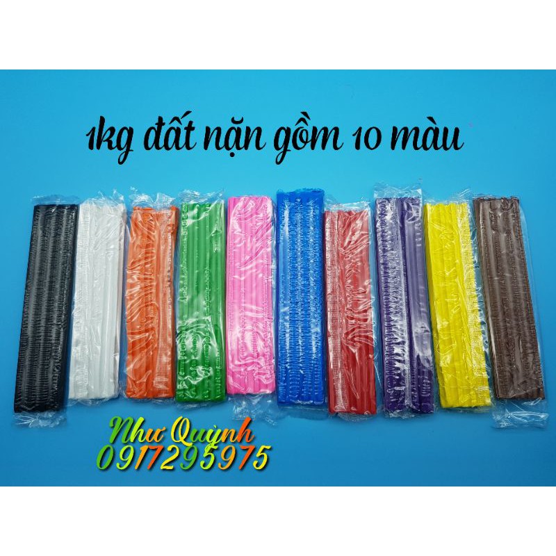 ĐẤT NẶN 1kg 10 MÀU