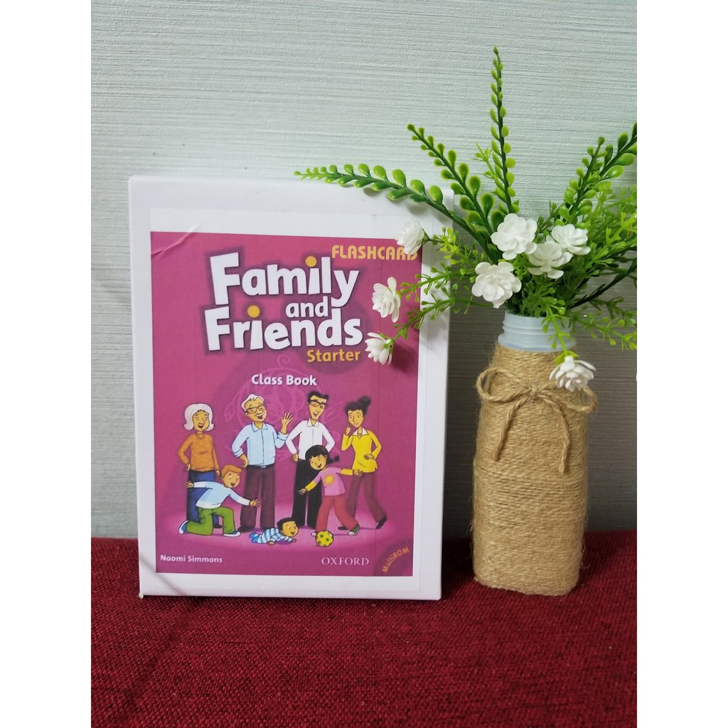 Flashcard Family and Friends Starter (A5 - in 2 mặt)