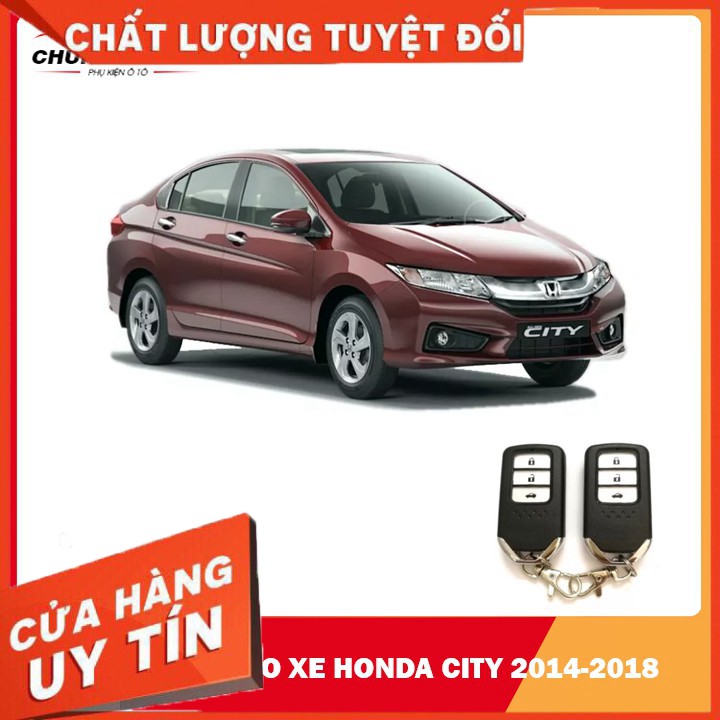 Bộ SmartKey cho xe Honda City KÍCH NỔ XE BẰNG IPHONE hãng NTEK Malaysia - Tặng 1xCam Lùi Siêu Nét ,1x vorcher của shop -