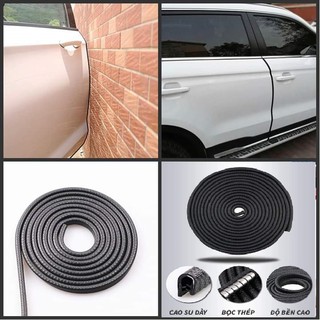 Nẹp viền cửa chữ U lõi thép chống va đập - chống ồn - chống bụi cuộn 5m