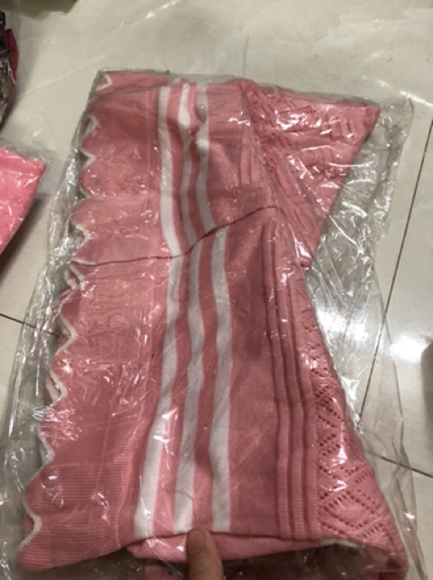 Áo khoác thun len giao mẫu sọc ngẫu nhiên