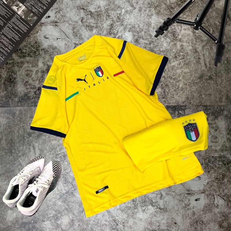 Bộ quần áo đá banh Đt Ilalia màu vàng hàng cao cấp new2021