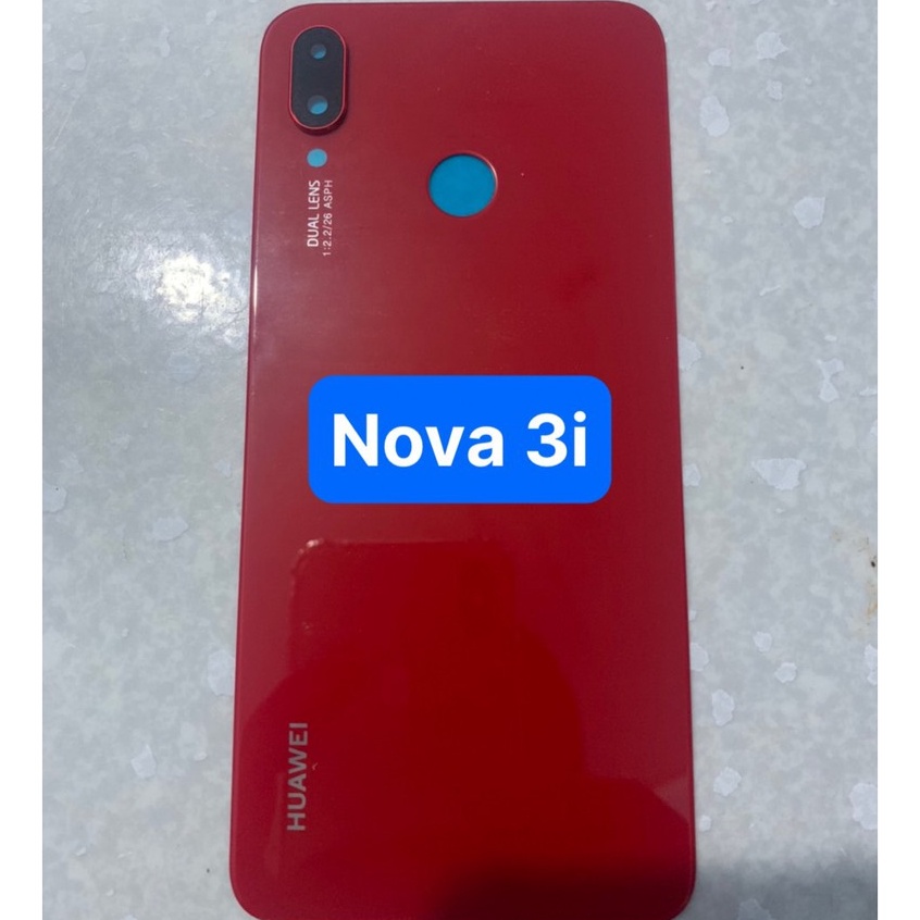 kính lưng huawei nova 3i - loại xịn đắt kèm kính camera