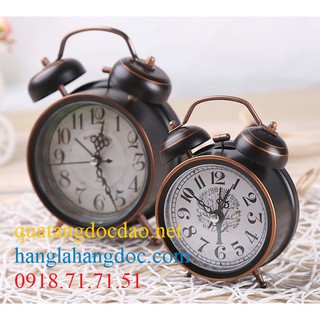 Đồng hồ để bàn chuông cơ có đèn, đường kính 4 inch (>10 cm) SR4C