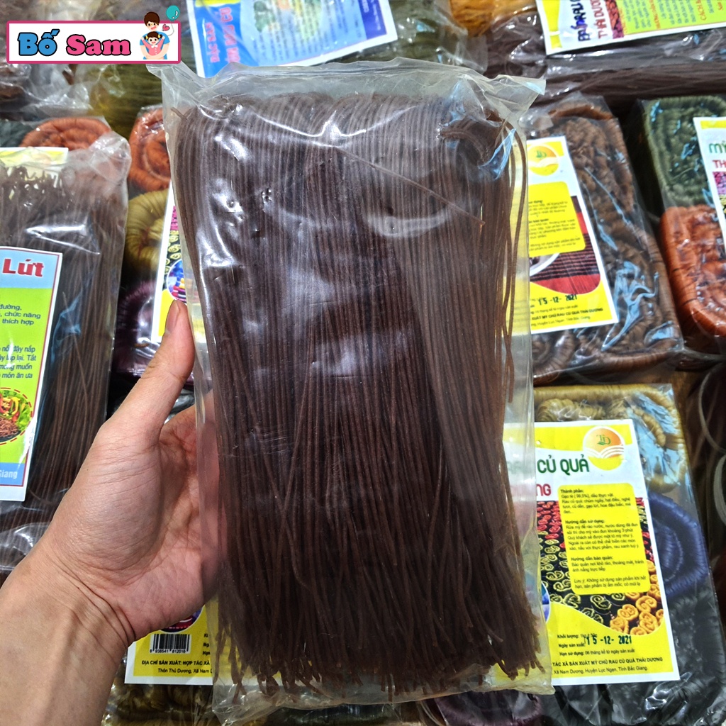 1kg Bún gạo lứt giảm cân ăn kiêng đỏ đen truyền thống Bắc Giang 1kg Shop Bố Sam