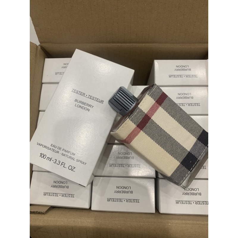 Nước hoa nữ tester burberry london edp 100ml (hộp và nắp tạm như hình)