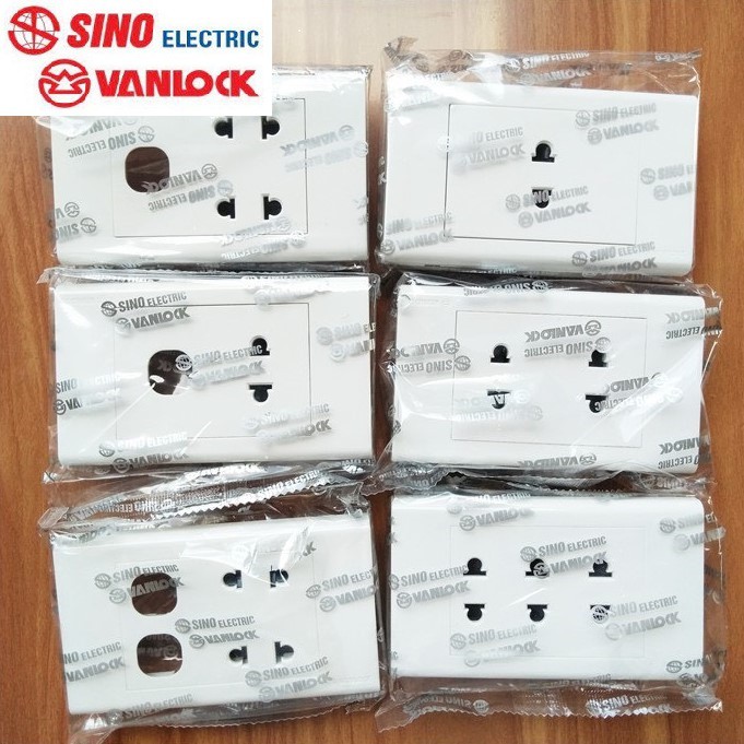 Ổ cắm điện SINO VANLOCK S18 các loại