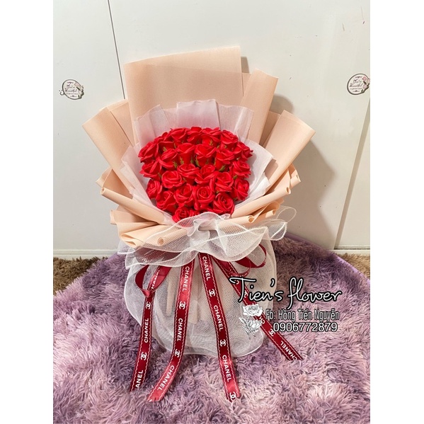 Bó hoa sáp 25 bông, quà tặng sinh nhật