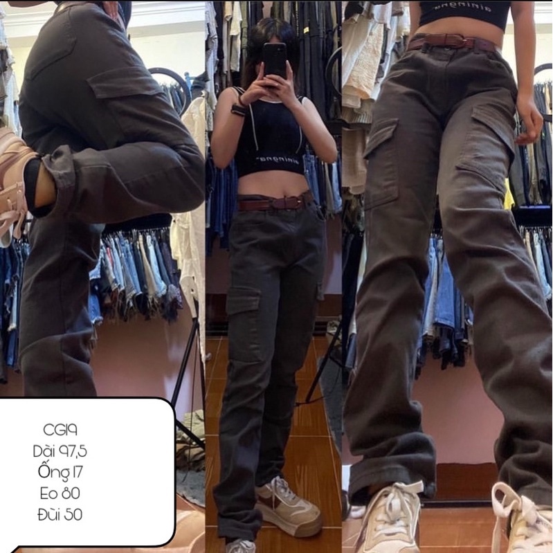 QUẦN CARGO PANTS Y2K, GRUNGE,…