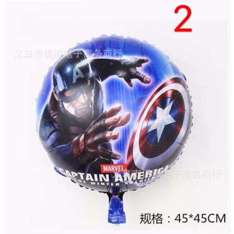 Bong Bóng Trang Trí Tiệc Chủ Đề Siêu Anh Hùng Marvellous Avengers