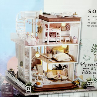 Mô hình nhà gỗ DIY - So well