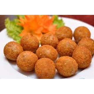 Khoai môn lệ phố nhân đậu xanh- món ăn vặt, cỗ đã lăn qua bột chỉ cần chiên hộp 12 viên