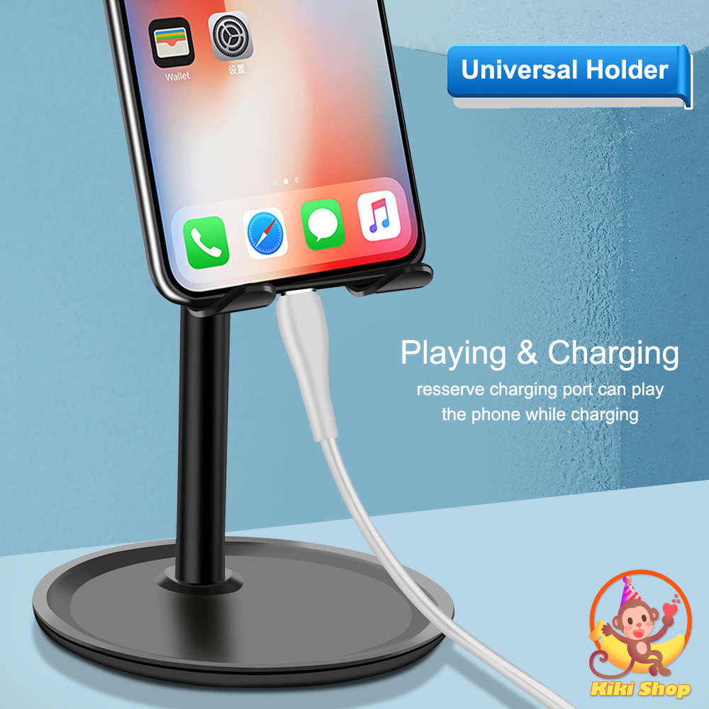 Phone Stand Holder Desktop Stand Mount Removable Metal Support Holder Bracket for IPhone Mobile Phone Desktop IPad Accessories