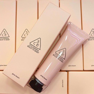 (CAM KẾT AUTH, TEM HIDDEN TAG) Kem lót Căng Bóng 3ce Back To Baby Glow Beam 30ml