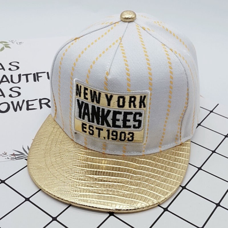 Mũ bóng chày in chữ NY phong cách hip hop cho bé 2-7 tuổi