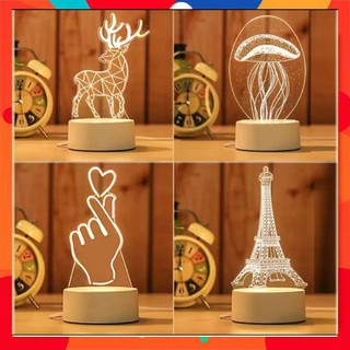 Đèn Ngủ 3D Led Nhiều Mẫu Hình Cực Đẹp
