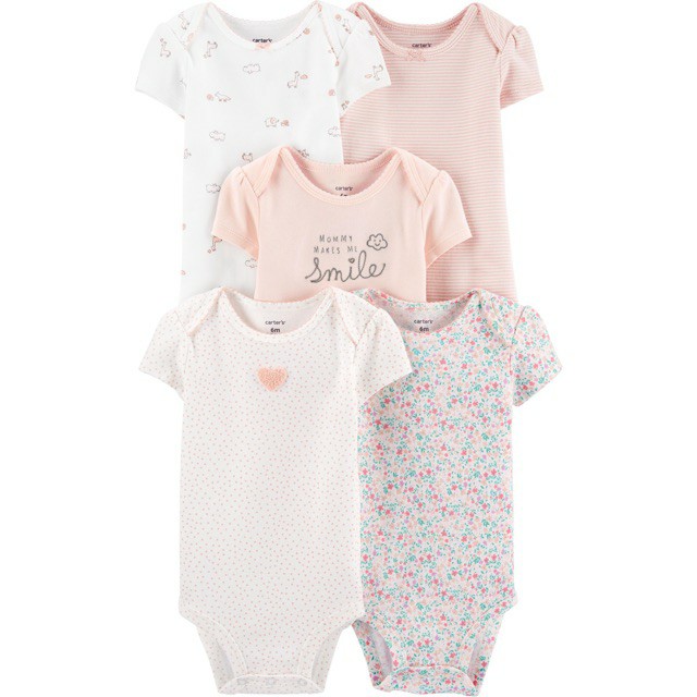 Bodysuit xuất xịn cho bé gái 3-24M