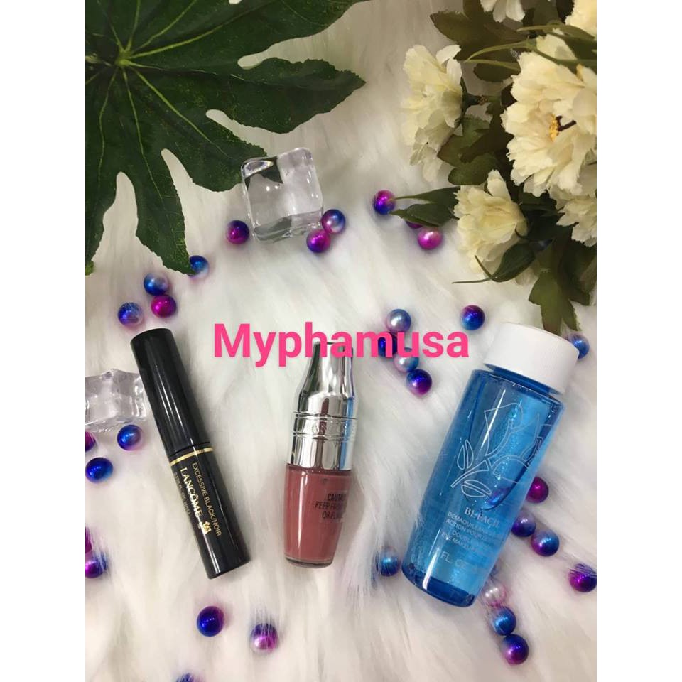 Lancôme Beauty Kit -Tẩy Trang_ Mascara_Son Tách Set