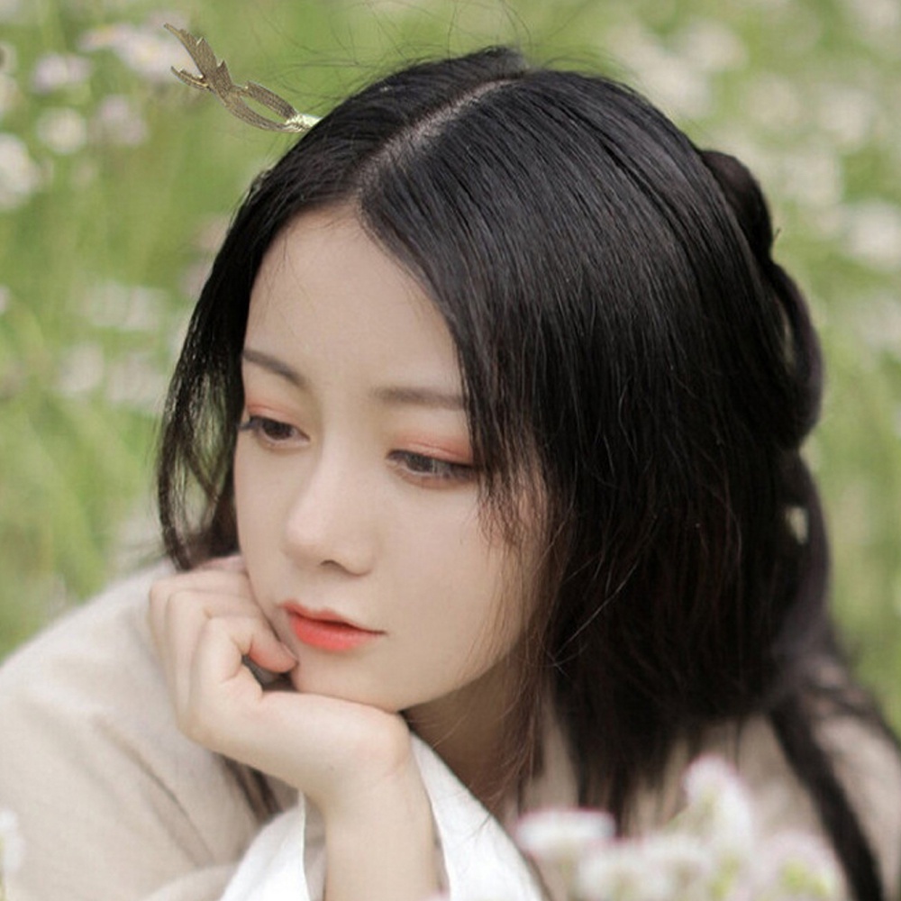 Trâm Cài Tóc Hình Chim Phối Lông Vũ Phong Cách Trung Hoa Cổ Điển Thời Trang Cho Nữ