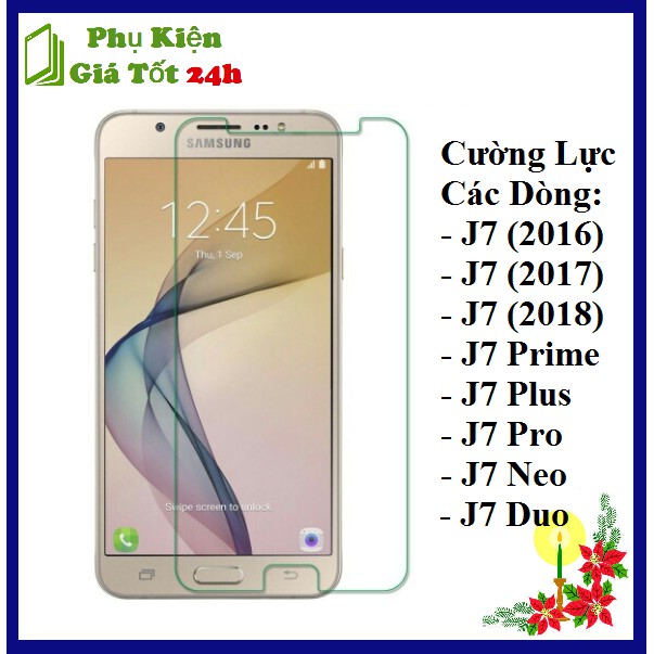 [Tặng Miếng Lau] Kính Cường Lực Cho Samsung J7 Prime / J7 2016 / J7 2017 / J7 2018 / J7 Pro / J7 Plus / J7 Duo / J7  Neo