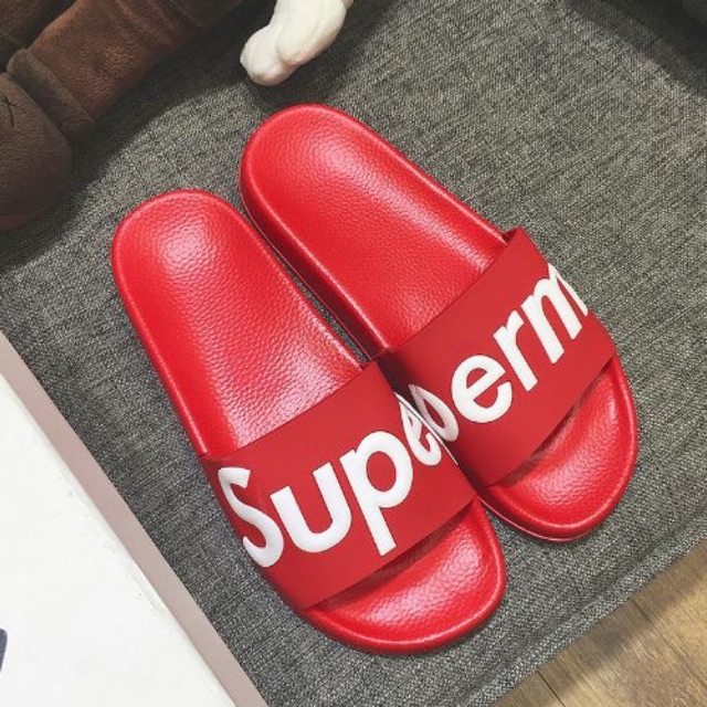 Dép superme Đỏ