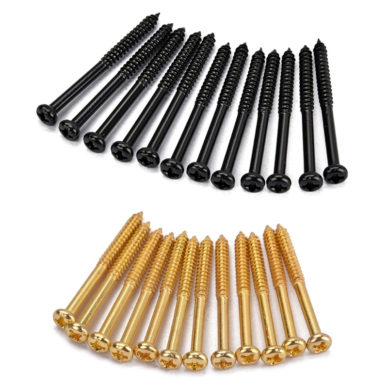 Set 12 Ốc Vít Phụ Tùng Thay Thế Dành Cho Pickup PB JB P90