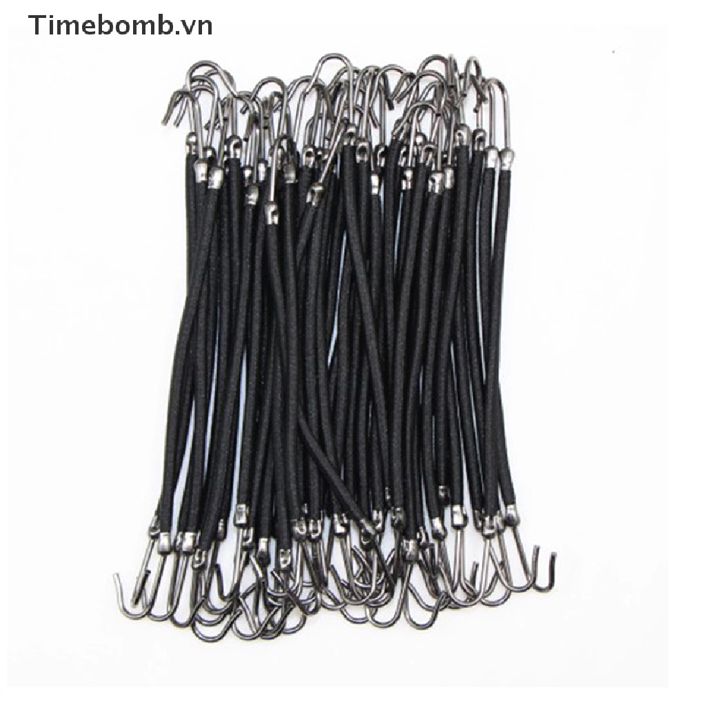 (Hàng Mới Về) Bộ 10 Dây Buộc Tóc Cao Su Co Giãn