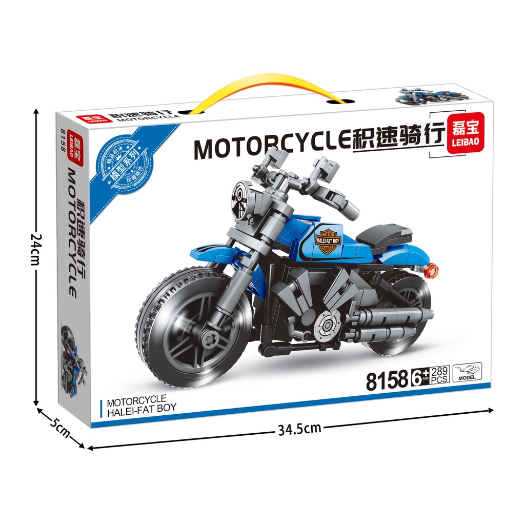 (MớI) Bộ Đồ Chơi LắP RáP Mô Tô LắP RáP DIY Cho Bé