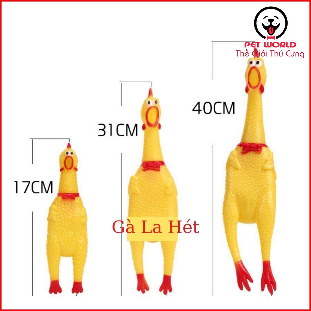 GÀ BÓP Biết Kêu Shrilling Chicken, Phát Ra La Hét Tiếng Gà Ngộ Nghĩnh - Đồ Chơi Cho Chó Mèo (Chọn Size)