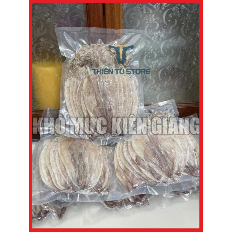 Mực khô nguyên con Kiên Giang 250gr (4*5con/250gr), hàng tốt mới nhất loại 1.thịt mực ngọt ngon dai,chất lượng hảo hạng