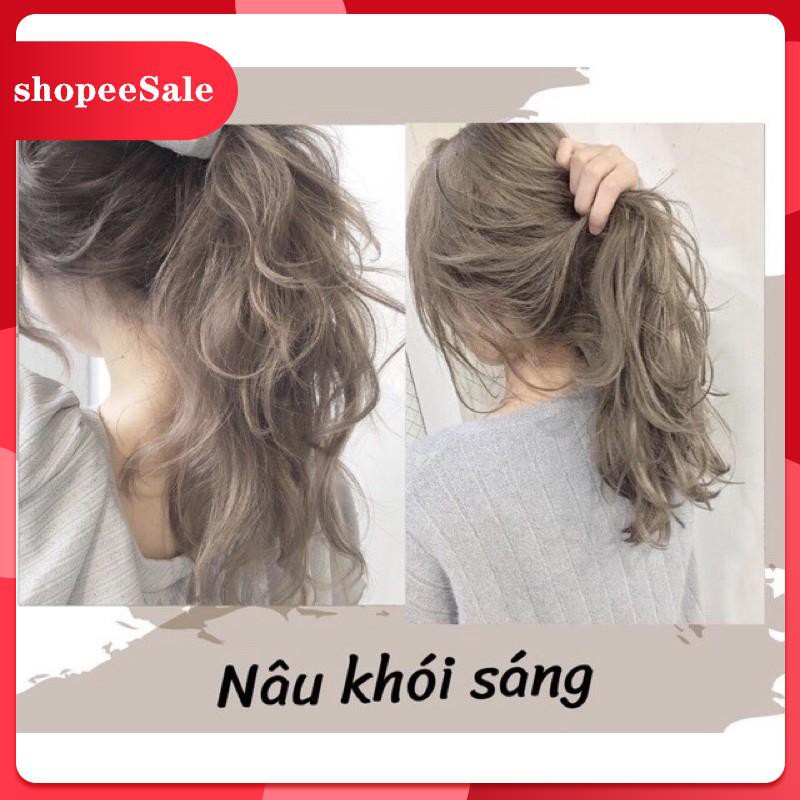 Thuốc Nhuộm Tóc Màu Xám Khói Sáng ( tặng oxi) blackpink