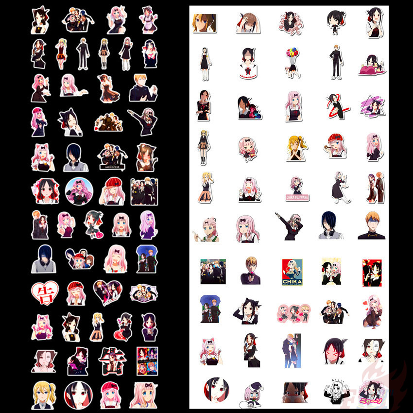 100Pcs/Set ❉ Kaguya Sama: Love Is War Series A Shinomiya Kaguya Stickers ❉ DIY Fashion Decals Doodle Stickers