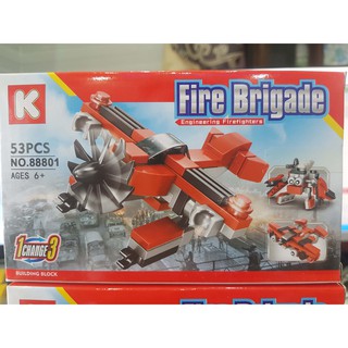 Bộ đồ chơi lắp ráp robot 6in1 88801