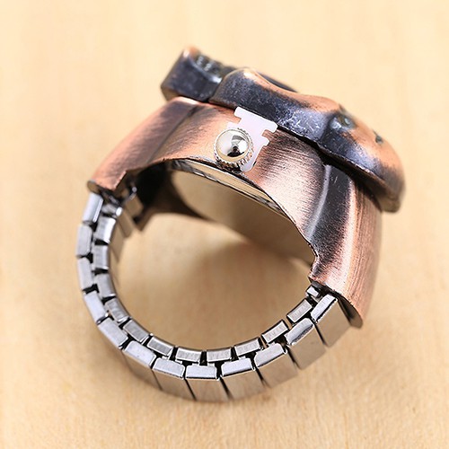 Nhẫn Đồng Hồ Kim Mặt Hình Đầu Lâu Cá Tính Cho Nam | BigBuy360 - bigbuy360.vn