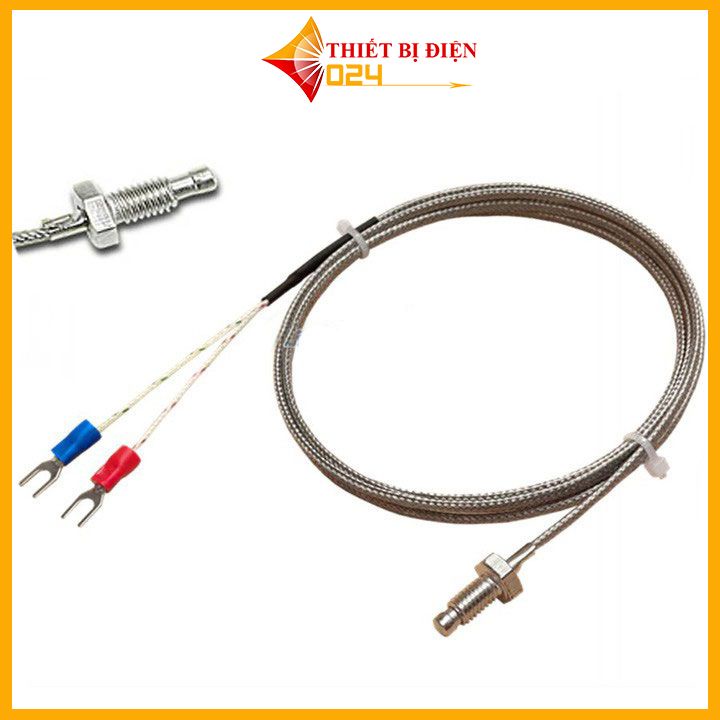 Đầu Dò Cảm Biến Nhiệt Độ K WRN-M6 20mm Dây Dài 0.5 Mét đến 5 mét