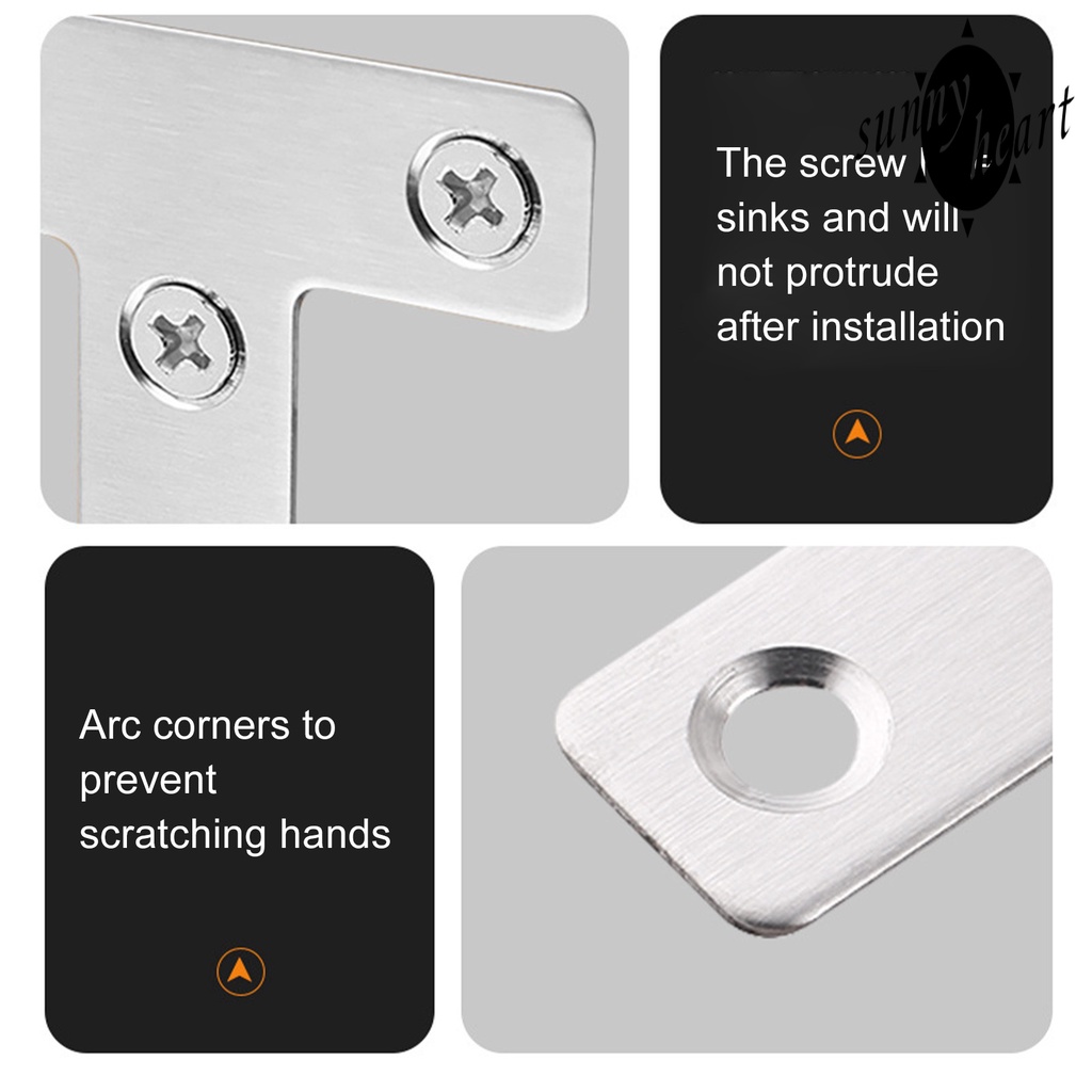 Set 10 Giá Đỡ Hình Chữ T 40/50/60/80mm Dùng Gắn Góc Cửa