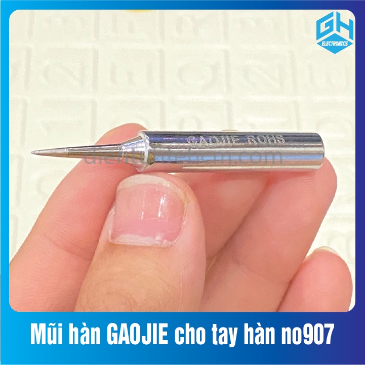 Mũi hàn chính hãng GAOJIE cho tay hàn no907 các loại