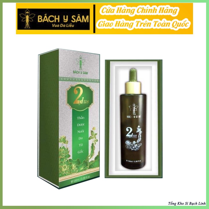 Bách Y Sâm 02 Plus Bạch Linh - Chuyên mụn Lọ 30ml (Mẫu mới nhất)