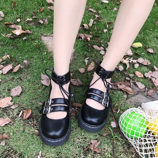 (Có sẵn) Giày búp bê lolita thắt dây