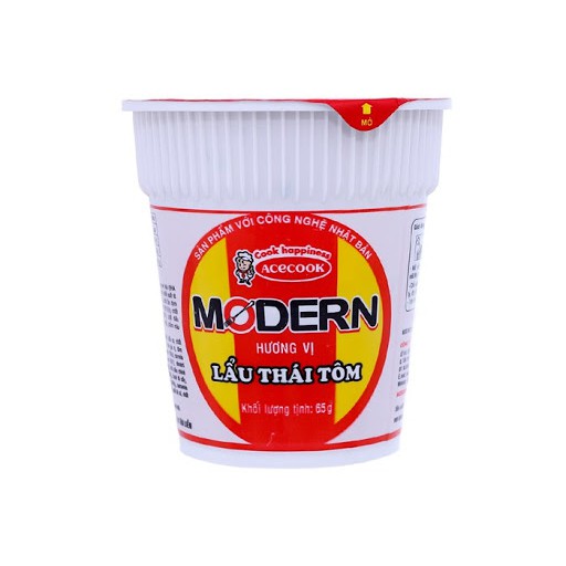 (HSD:11/21)Thùng 24 Ly Mì Modern Lẩu Thái Tôm