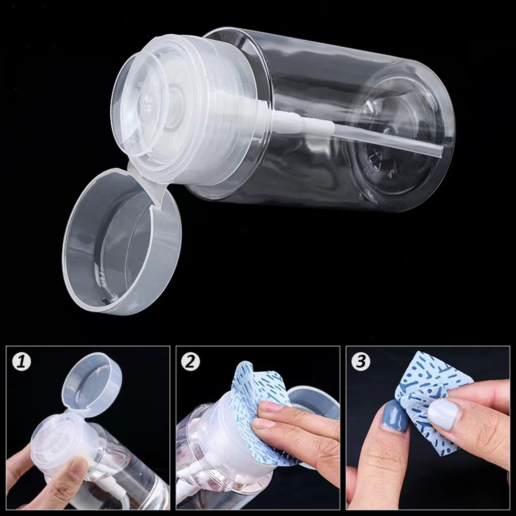 Lọ Rỗng Đựng Nước Tẩy Sơn Móng Tay 200ml Tiện Dụng