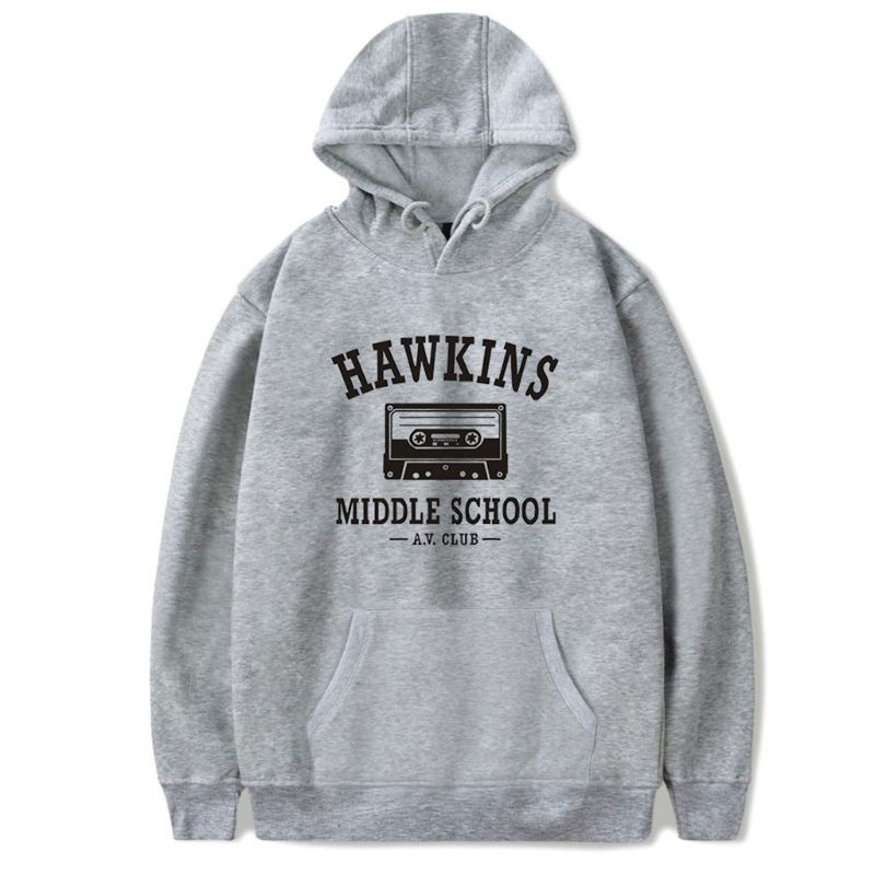 Xiangbao Áo Hoodie Tay Dài In Hình Phim Stranger Things Friends Don 't Lie Hawkins Cho Nữ Sinh Trung Học