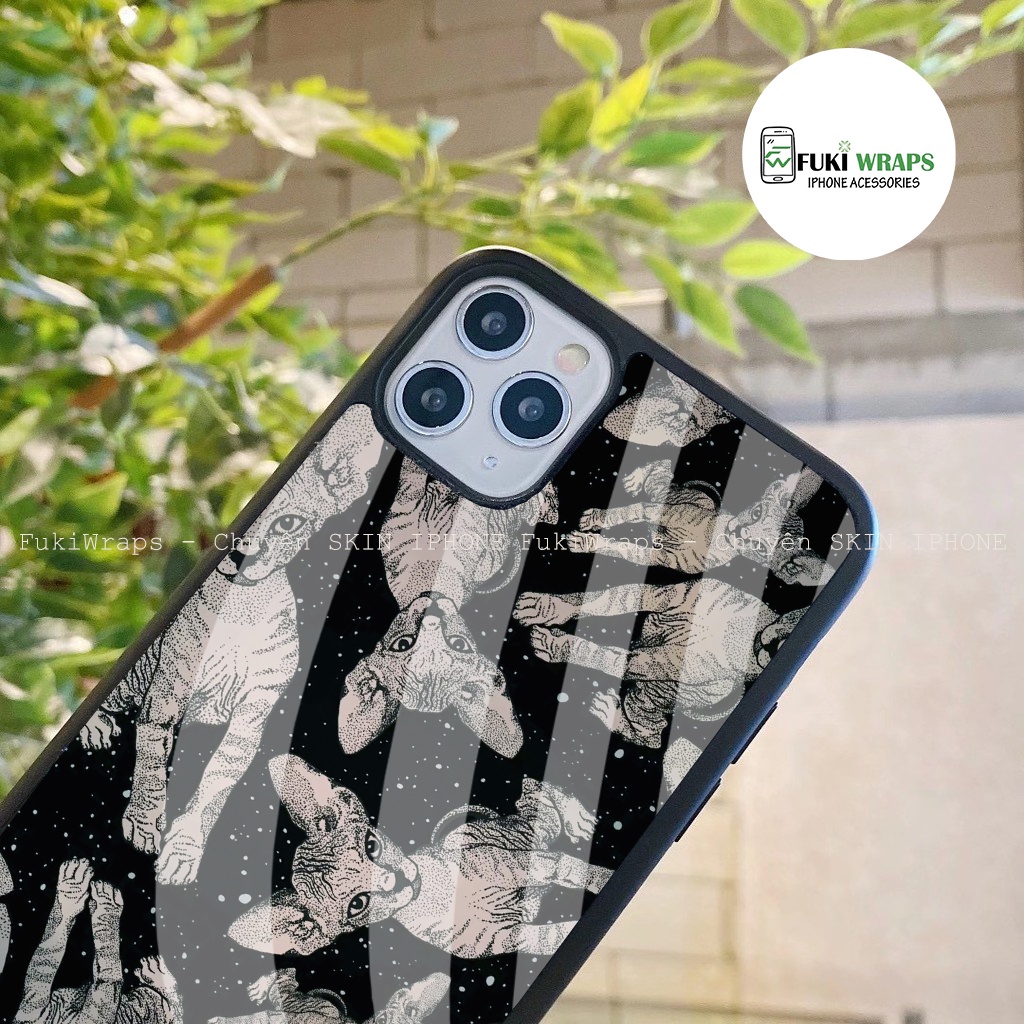 Ốp Lưng Nano Chống Vỡ Mèo Ai Cập Dành Cho 13ProMax 12ProMax 11ProMax X XSMAX Fukishop