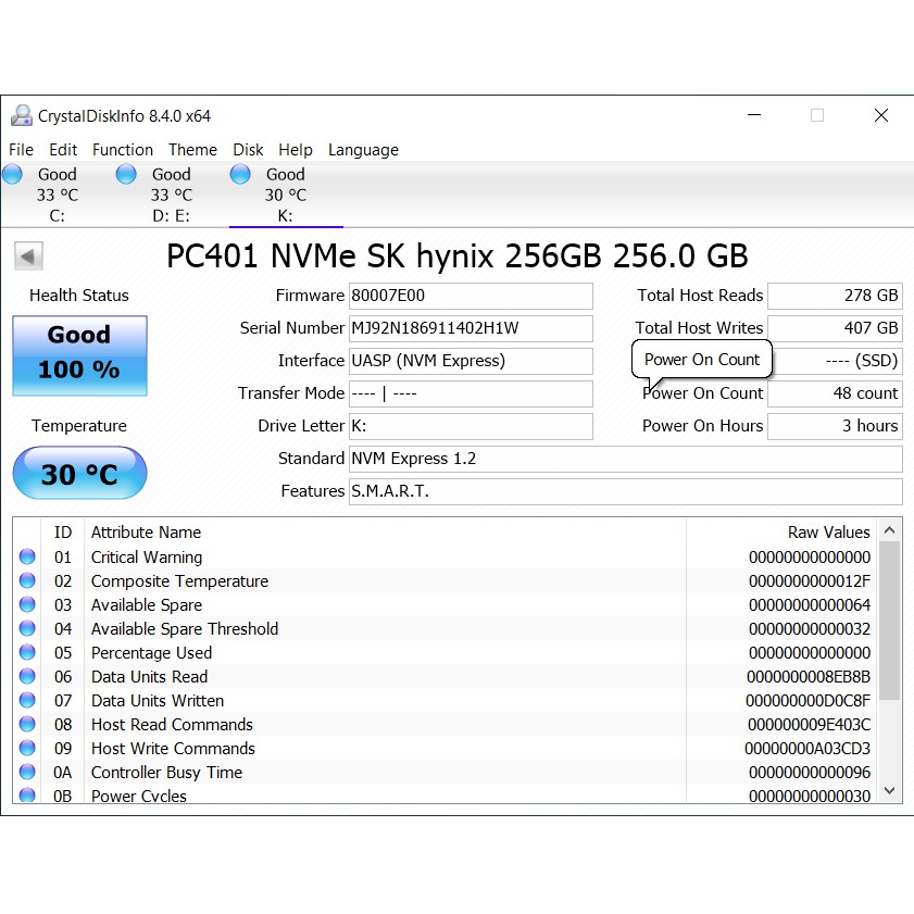 Ổ Cứng SSD M.2 PCle NVme 256G Thương Hiệu Hynix Sản Xuất Tại Germany Chuẩn Châu Âu | WebRaoVat - webraovat.net.vn