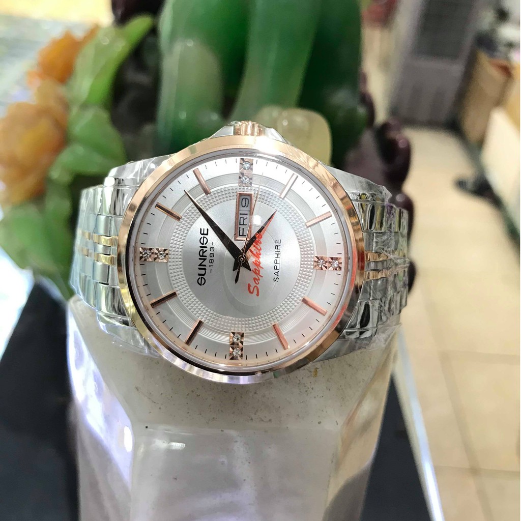 Đồng hồ Nam SUNRISE 1198SAH full hộp, thẻ chính hãng, kính sapphire chống xước chống | BigBuy360 - bigbuy360.vn